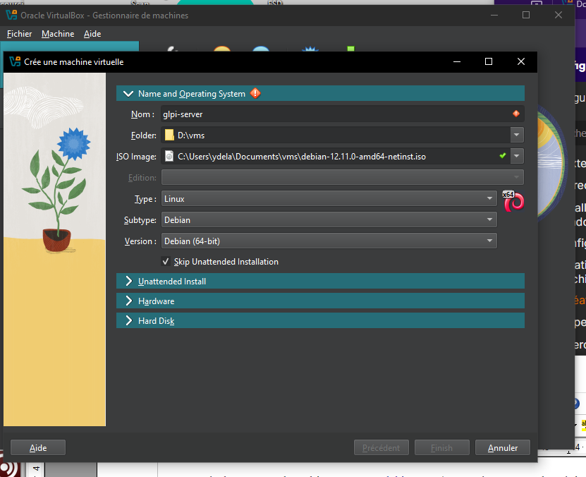 Debian VM